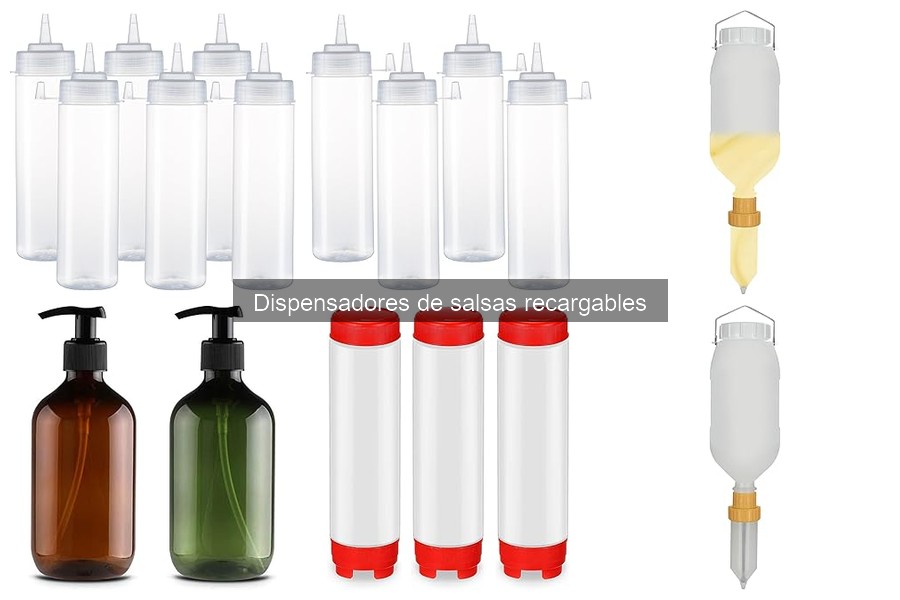 Problemas comunes con dispensadores de salsas recargables