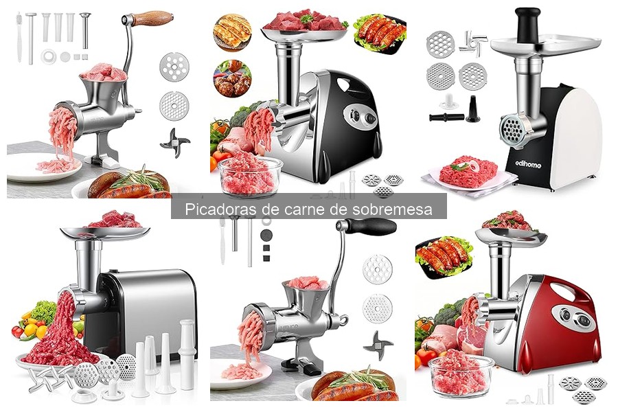 Problemas comunes con picadoras de carne de sobremesa y soluciones