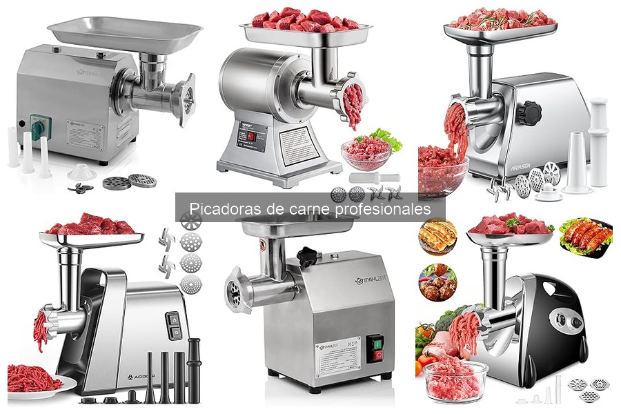 Problemas comunes con picadoras de carne profesionales y soluciones