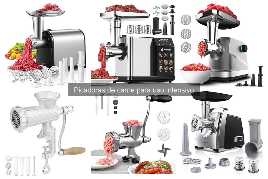 Problemas comunes con picadoras de carne y sus soluciones