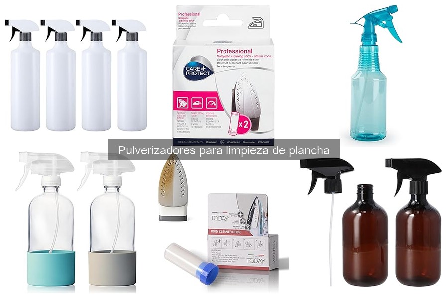 Problemas comunes con pulverizadores para limpieza de plancha