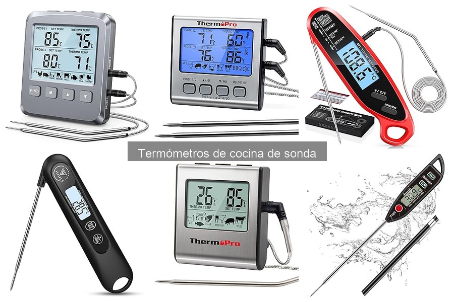 Problemas comunes con termómetros de cocina de sonda y soluciones