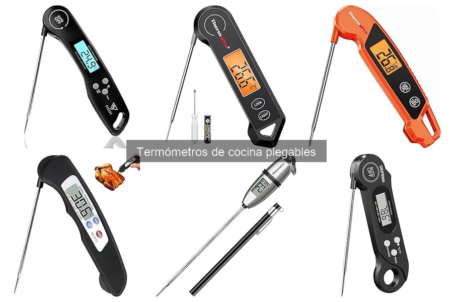 Problemas comunes con termómetros de cocina plegables y soluciones