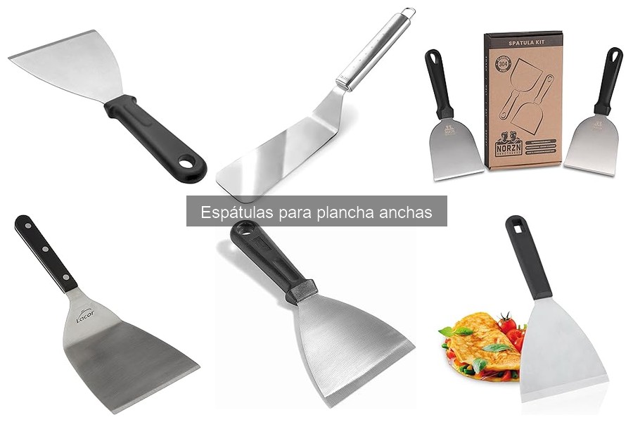 ¿Pueden usarse espátulas anchas en otros tipos de cocción?