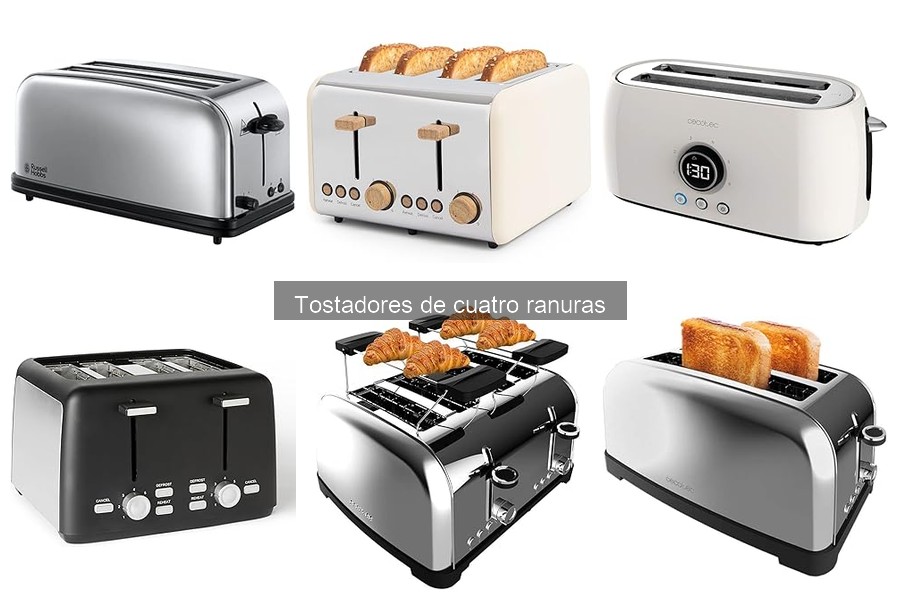 ¿Qué considerar al comprar un tostador de cuatro ranuras?