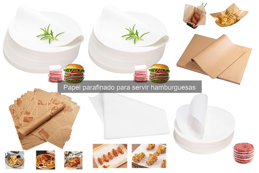 ¿Qué es el papel parafinado y cómo usarlo para hamburguesas?