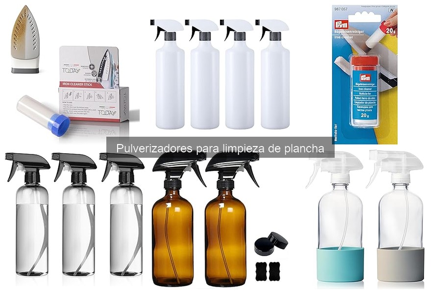 ¿Qué es un pulverizador para limpieza de plancha?