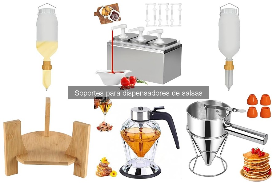 ¿Qué es un soporte para dispensadores de salsas en casa?