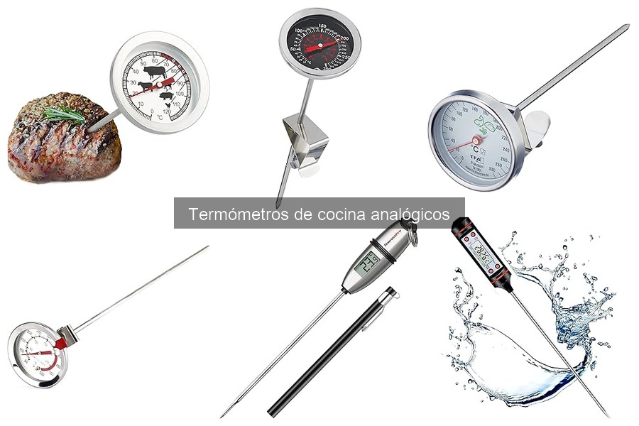 ¿Qué es un termómetro de cocina analógico?