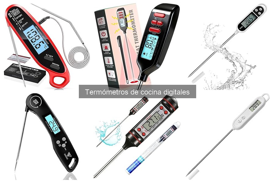 ¿Qué es un termómetro de cocina digital? Características y uso
