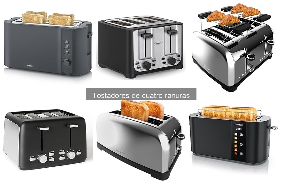 ¿Qué es un tostador de cuatro ranuras? Características clave
