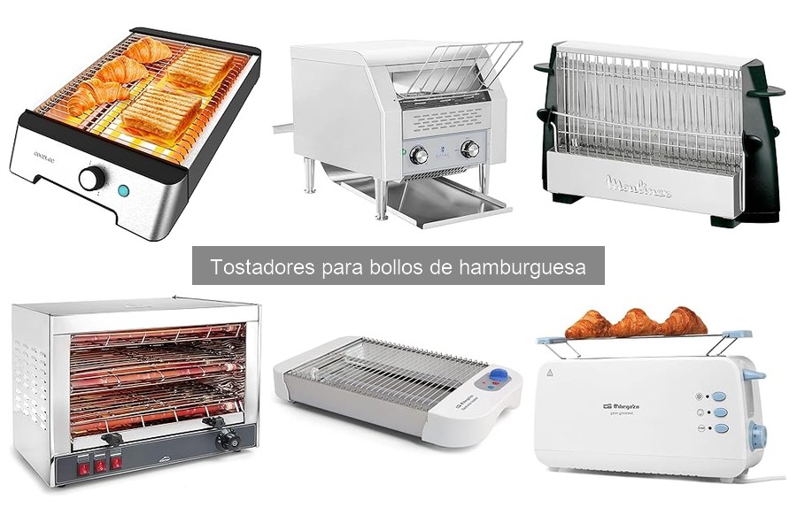¿Qué es un tostador para bollos de hamburguesa?
