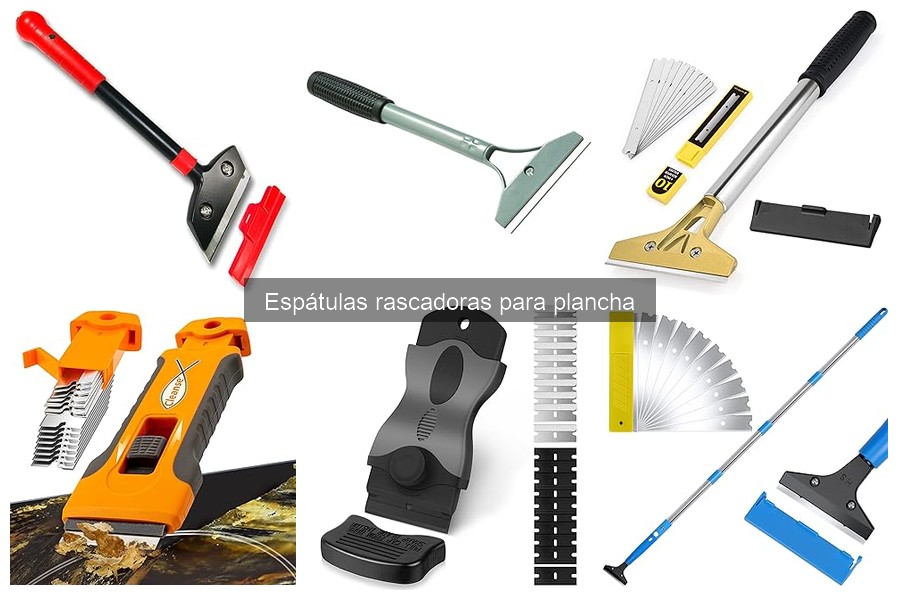 ¿Qué es una espátula rascadora para plancha?