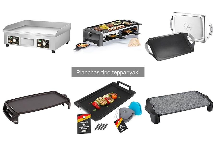 Qué es una plancha tipo teppanyaki y sus características