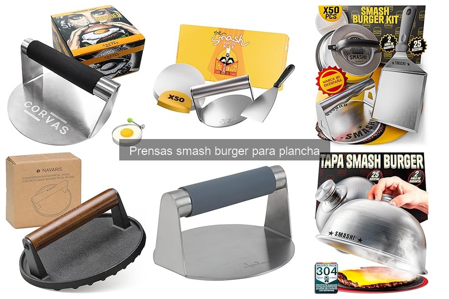 ¿Qué es una prensa smash burger? Descubre su función