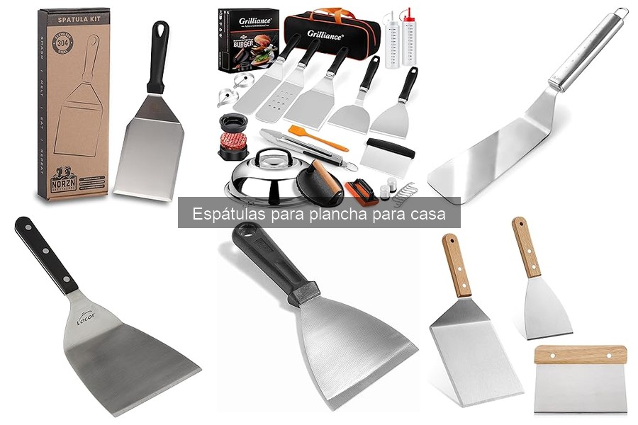 ¿Qué son las espátulas para plancha? Características y usos