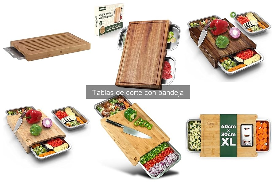 ¿Qué son las tablas de corte con bandeja? Características y Usos
