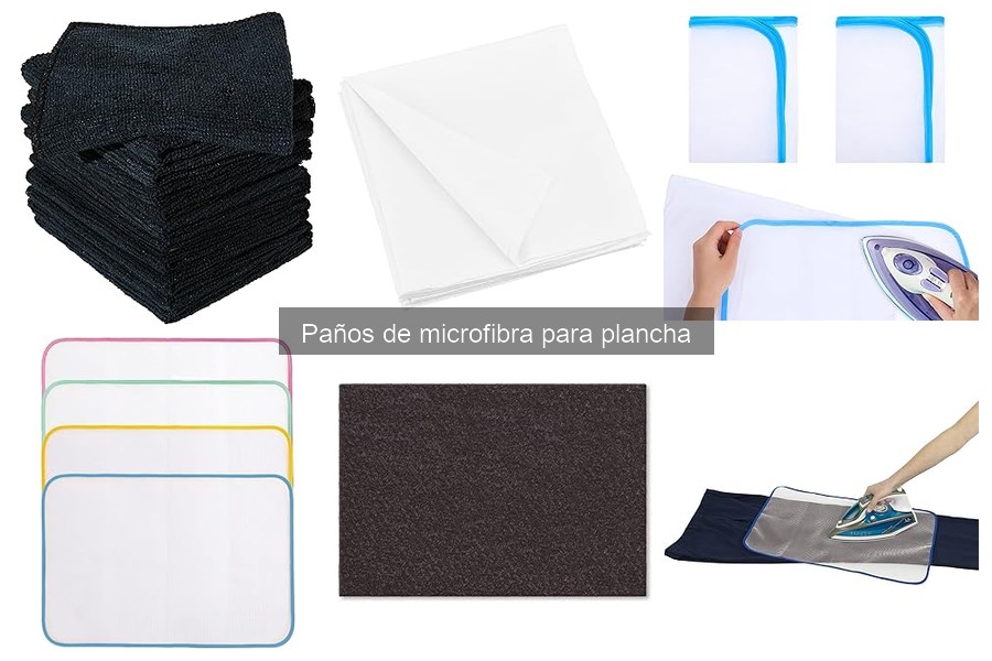 ¿Qué son los paños de microfibra para plancha?