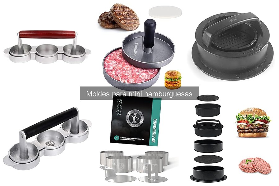 Recetas creativas con moldes para mini hamburguesas en casa
