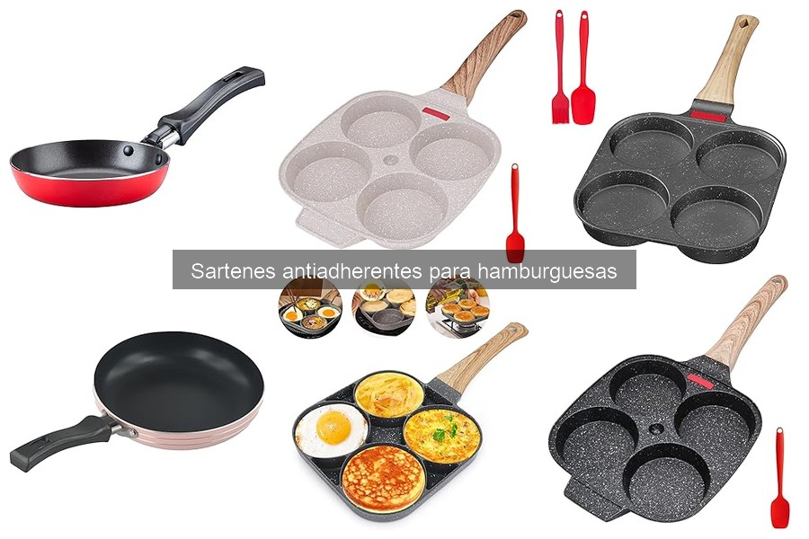 Recetas deliciosas de hamburguesas en sartenes antiadherentes