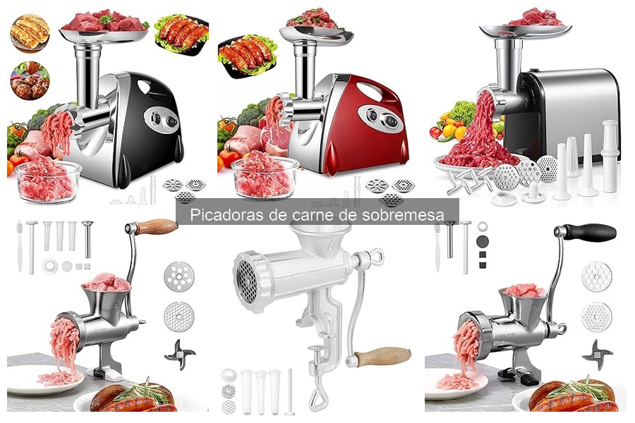 Recetas fáciles con picadora de carne de sobremesa