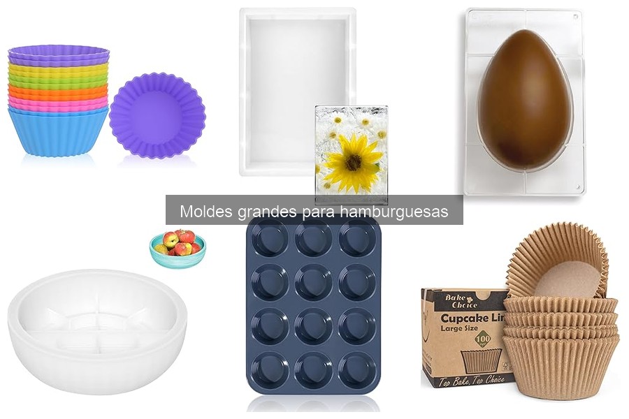 Recetas Imperdibles para Moldes Grandes de Hamburguesas