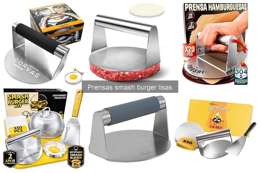 Recetas para Prensa Smash Burger Lisa: ¡Sabor y Textura!