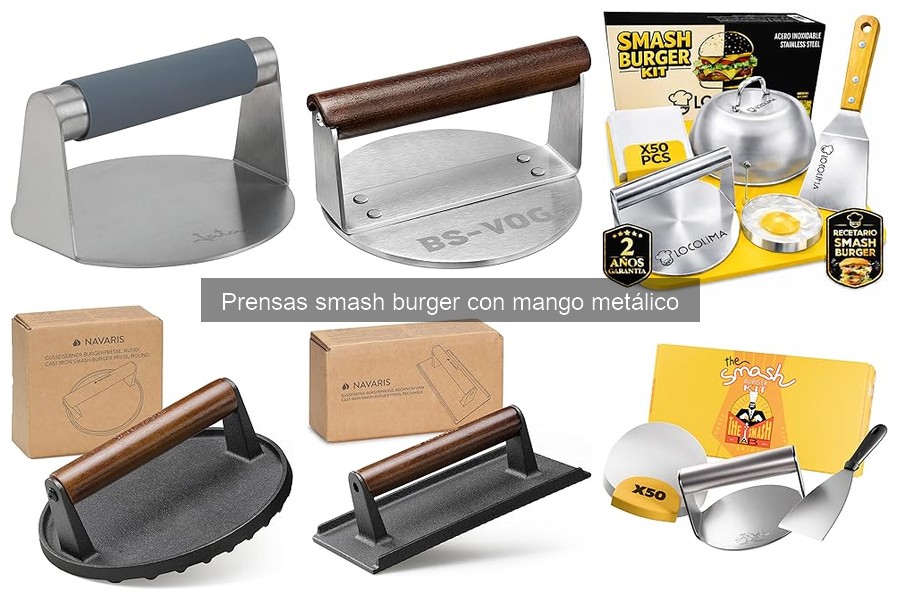 ¿Se puede usar una prensa smash burger en la plancha?