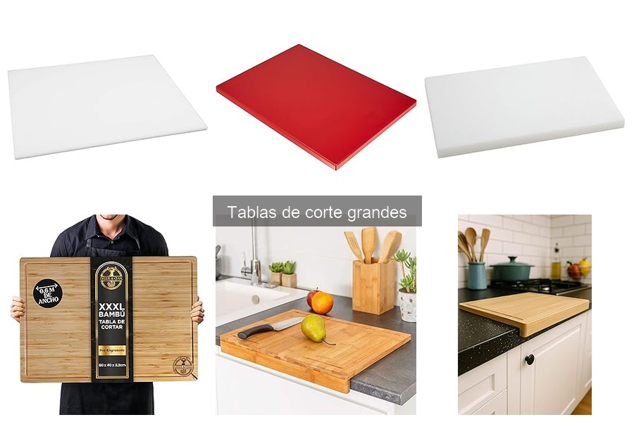 Seguridad de las tablas de corte grandes para alimentos