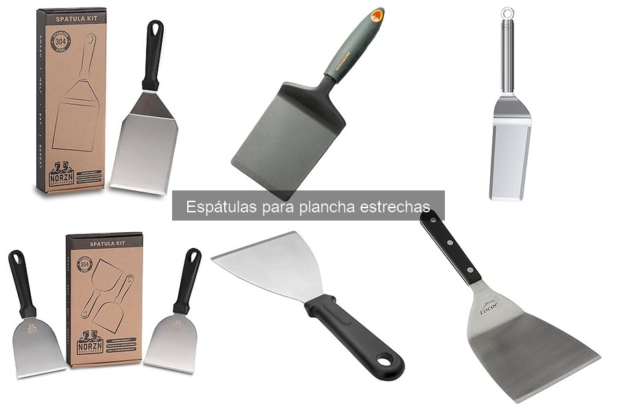 Soluciones a problemas comunes con espátulas para plancha estrechas