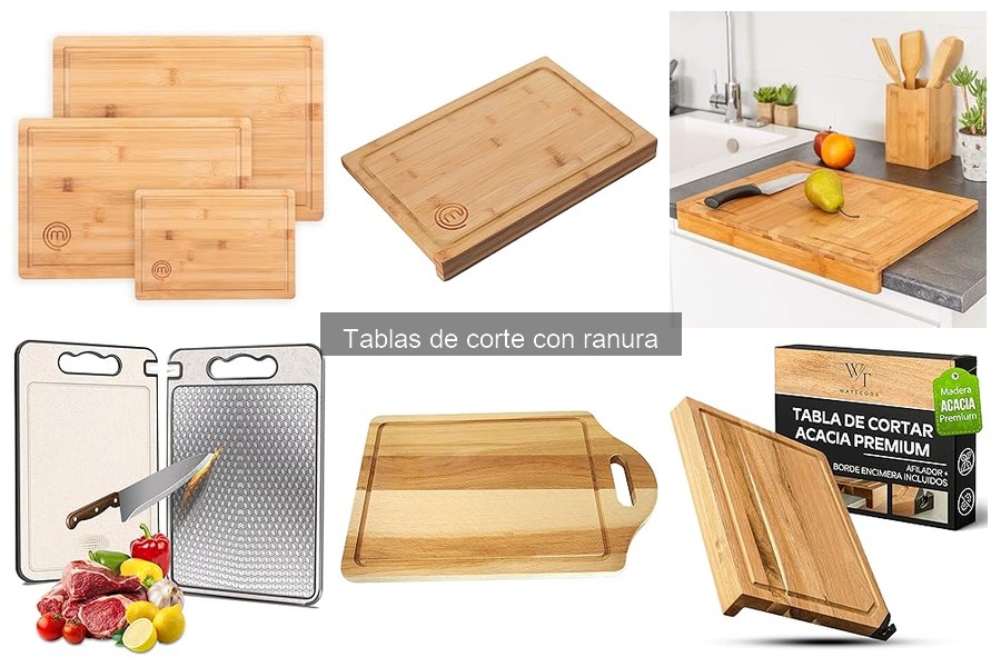 ¿Son más caras las tablas de corte con ranura? Precios y análisis