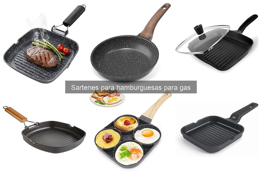 ¿Son necesarias las sartenes específicas para hamburguesas?