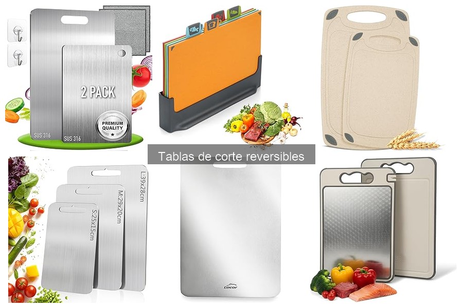 ¿Tablas de corte reversibles? Usos para diferentes alimentos