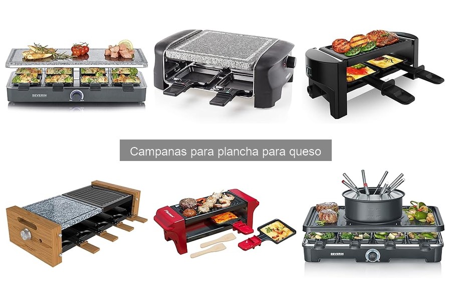 Tipos de campanas para plancha para queso: guía completa