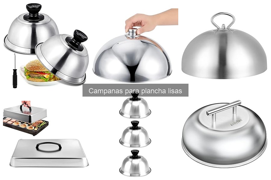 Tipos de campanas para planchas lisas: guía completa