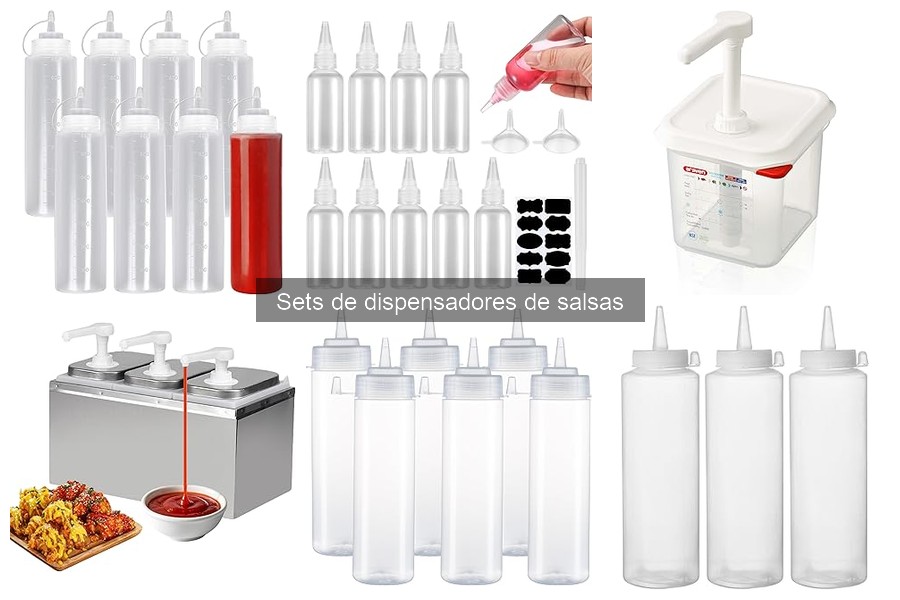 Tipos de dispensadores de salsas: ¿Cuál elegir?