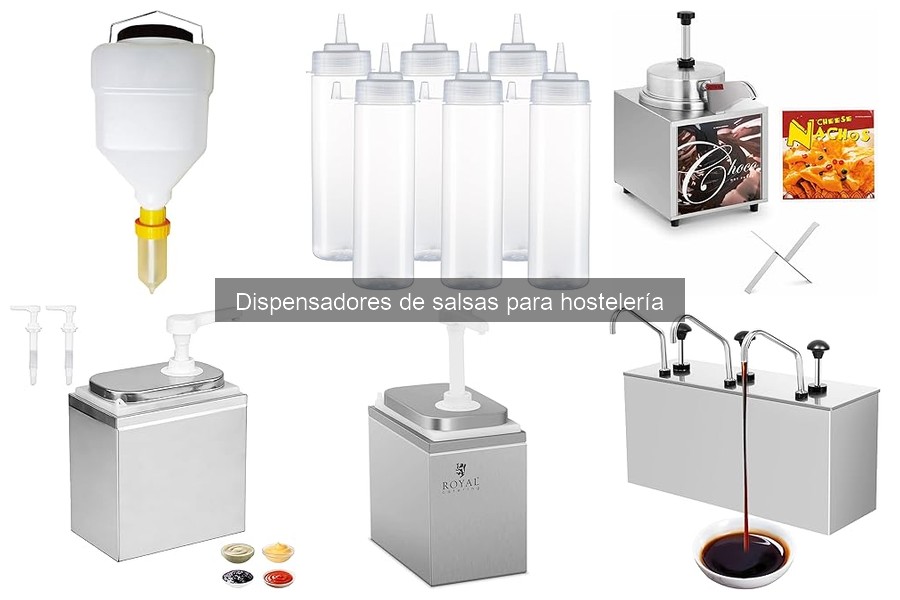 Tipos de dispensadores de salsas para hostelería: guía completa