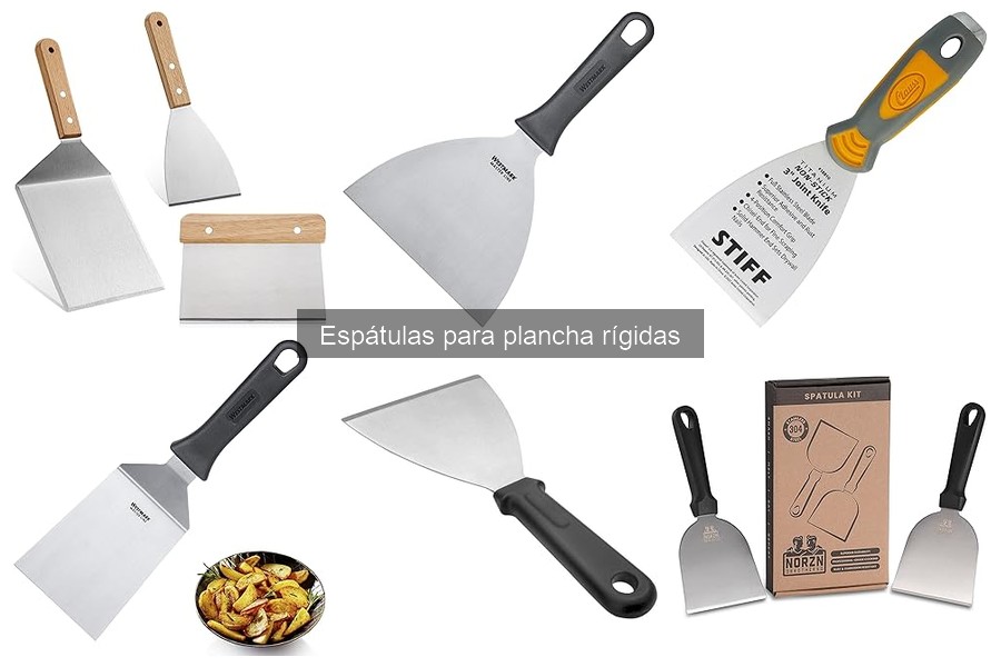 Tipos de espátulas rígidas para plancha: ¡elige la tuya!