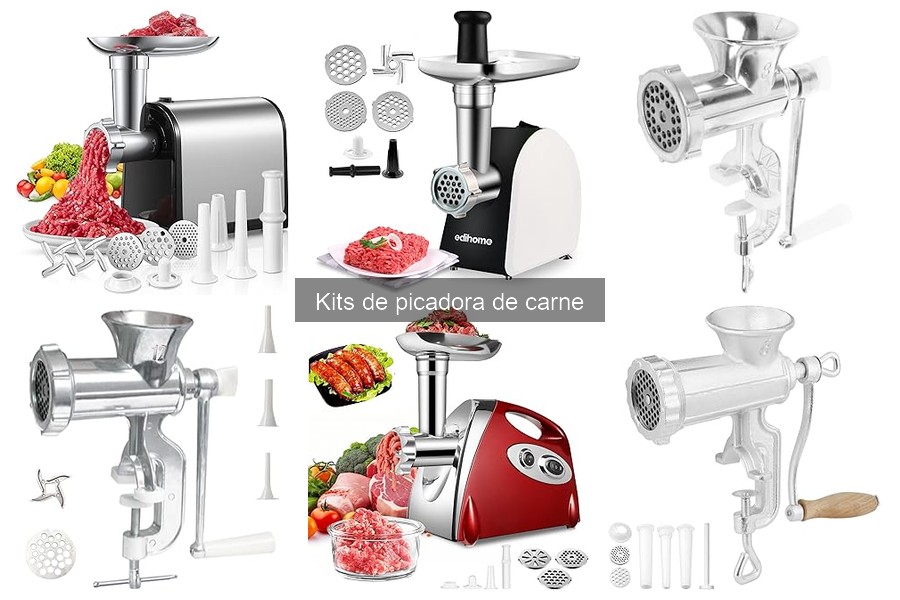 Tipos de kits de picadora de carne: Comparativa y características
