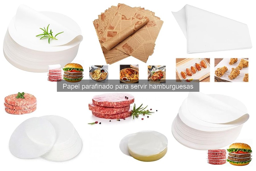 Tipos de papel parafinado para hamburguesas y sus diferencias