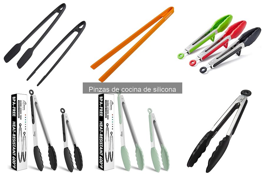 Tipos de pinzas de cocina de silicona: ¿Cuál elegir?