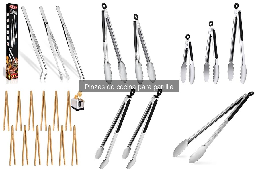 Tipos de Pinzas de Cocina para Parrilla: Guía Completa