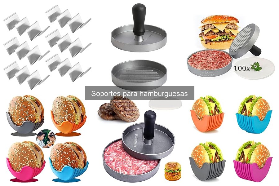 Tipos de soportes para hamburguesas: características y usos