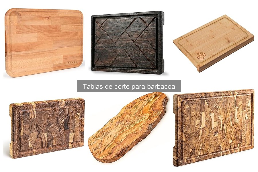 Tipos de tablas de corte para barbacoa: ventajas y desventajas