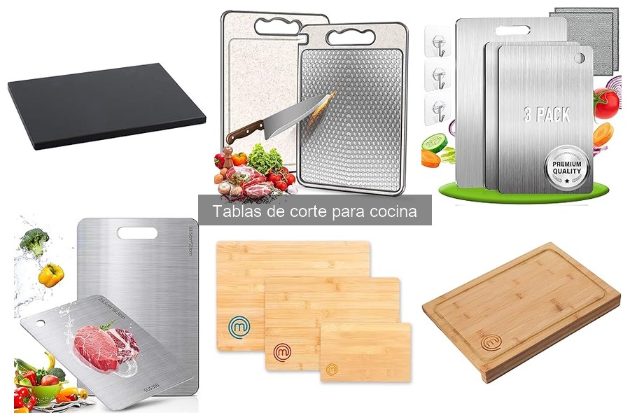 Tipos de tablas de corte para cocina: materiales y usos