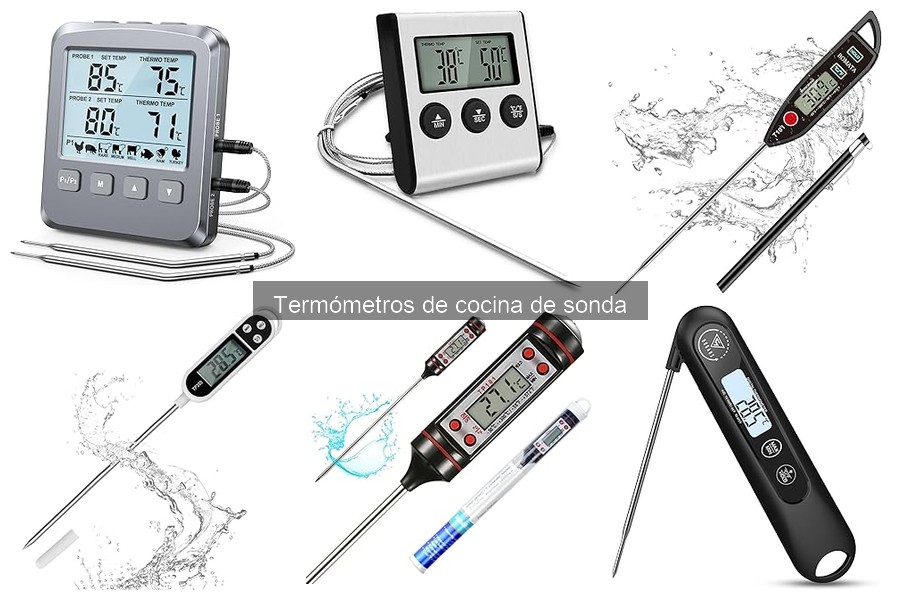 Tipos de termómetros de cocina de sonda: Guía completa