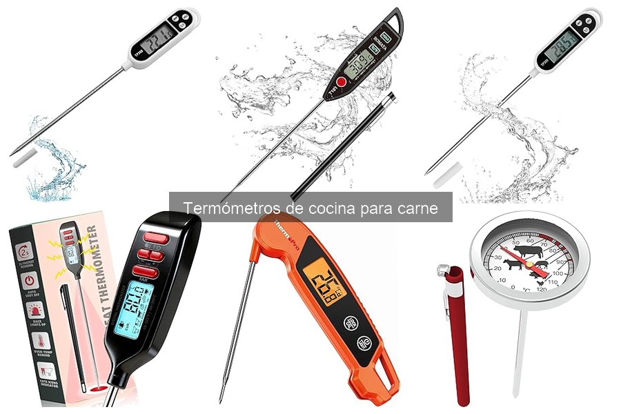 Tipos de termómetros de cocina para carne: guía completa