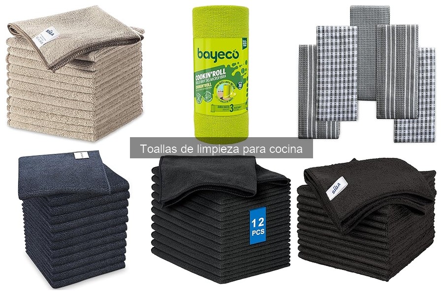 Tipos de toallas de limpieza para cocina: guías y comparativas