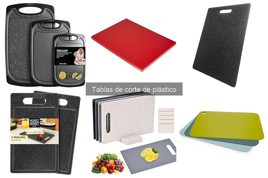 Todo sobre las tablas de corte de plástico: características y usos