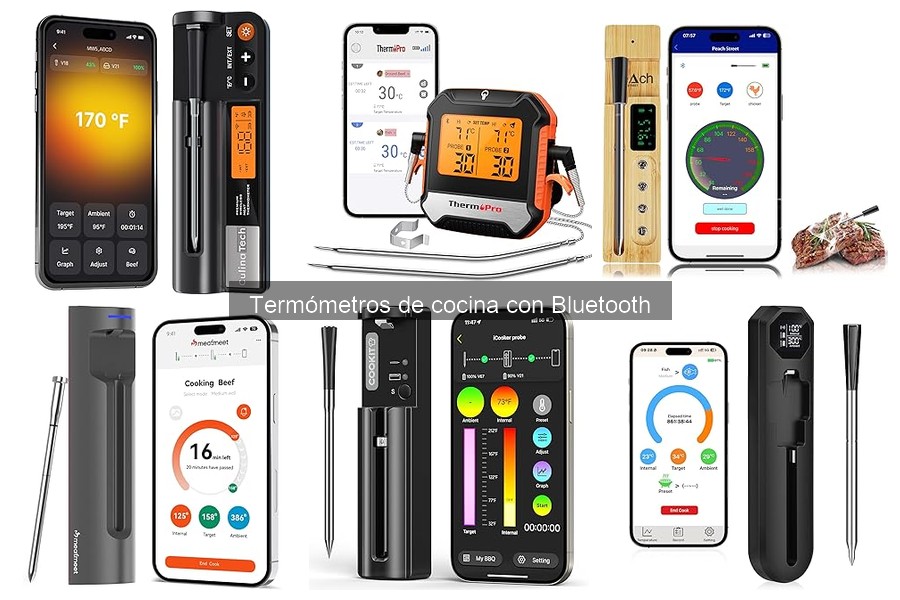 Todo sobre los termómetros de cocina con Bluetooth
